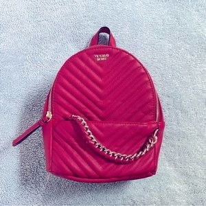 Victoria Secret Red Backpack